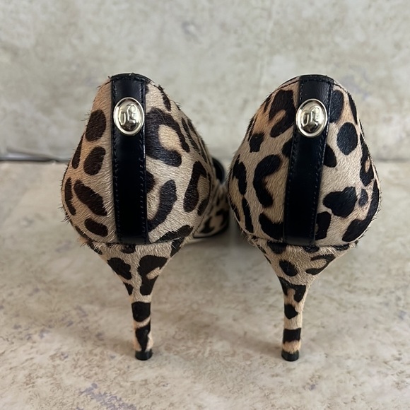 Ivanka Trump Women’s Cheetah Print Calf Hair Stiletto Heels Size 6.5M - Picture 5 of 9